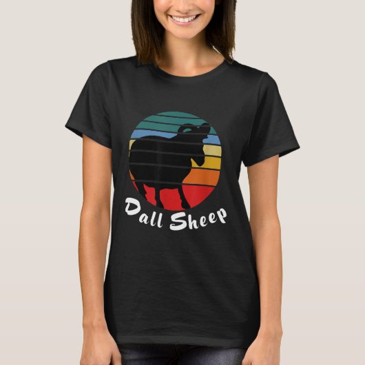Dall Sheepシルエ芸術的ットアートティー Tシャツ (正面)