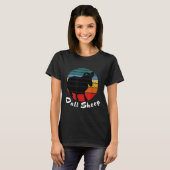 Dall Sheepシルエ芸術的ットアートティー Tシャツ (正面フル)