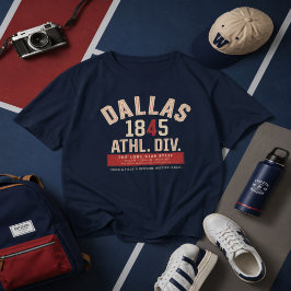 Dallas Athletic Division Graphic Vintage Tシャツ