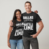 DALLAS BATTLE LINE - テキサス フットボール Tシャツ (ユニセックス)