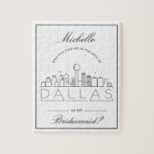 Dallas Bridesmaid Request Jigsawに参加 ジグソーパズル (縦)