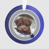 Dallas Dog Fan Customizable オーナメント (正面)