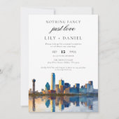 Dallas Elopement Wedding Reception 招待状 (正面)