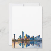 Dallas Elopement Wedding Reception 招待状 (裏面)