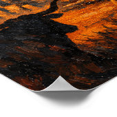 Dallas Ember Sky World Cup 2026 Expressionist Art ポスター (角)