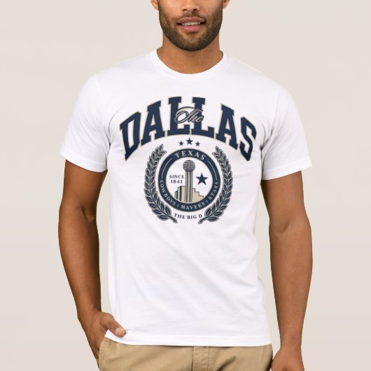 Dallas Heritage Crest Graphic  Tシャツ (正面)