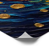 Dallas Home of the World Cup 2026 with Swirls ポスター (角)