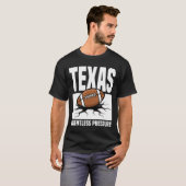 DALLAS LEGACY STRENGTH - テキサス フットボール Tシャツ (正面フル)