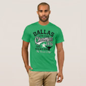 Dallas Lone Star Champs Graphic T-Shirt Retro Texa Tシャツ (正面フル)
