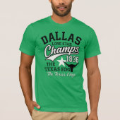 Dallas Lone Star Champs Graphic T-Shirt Retro Texa Tシャツ (正面)