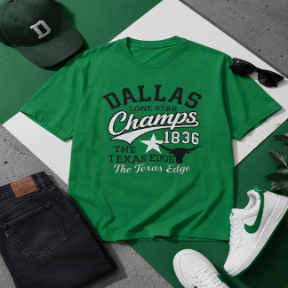 Dallas Lone Star Champs Graphic T-Shirt Retro Texa Tシャツ