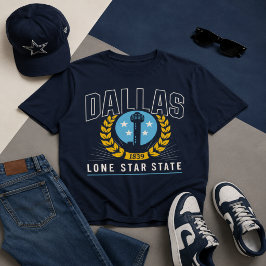 Dallas Lone Star State Vintage Graphic Tシャツ