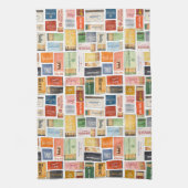 Dallas Matchbook Kitchen Towel キッチンタオル (縦)