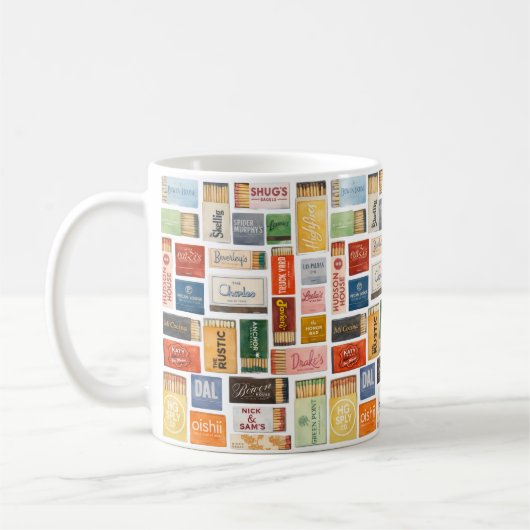 Dallas Matchbook Mug コーヒーマグカップ (左)