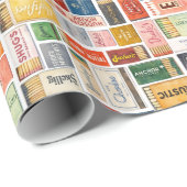 Dallas Matchbook Wrapping Paper ラッピングペーパー (ロールコーナー)