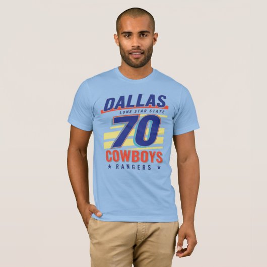 Dallas Retro Number Graphic  Tシャツ (正面フル)