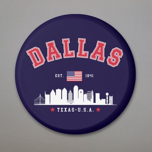 Dallas Skyline Heritage マグネット
