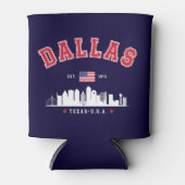 Dallas Skyline Heritage 缶クーラー (正面)