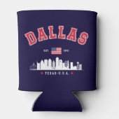 Dallas Skyline Heritage 缶クーラー (裏面)