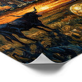 Dallas Starry Night Skyline World Cup 2026 Soccer ポスター (角)