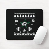 Dallas Stars Ugly Christmas Sweater Holidaze  マウスパッド (マウス)