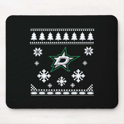 Dallas Stars Ugly Christmas Sweater Holidaze  マウスパッド (正面)