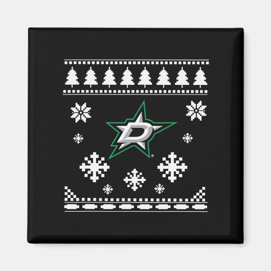 Dallas Stars Ugly Christmas Sweater Holidaze  マグネット (正面)
