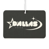 Dallas Sucks Air Freshener – Fresh Scents, Fierce  カーエアーフレッシュナー (正面)