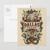 Dallas Texas ポストカード (正面/裏面)