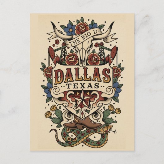 Dallas Texas ポストカード (正面)