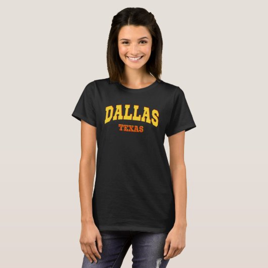 Dallas Texas Throwback Classic Tシャツ (正面フル)