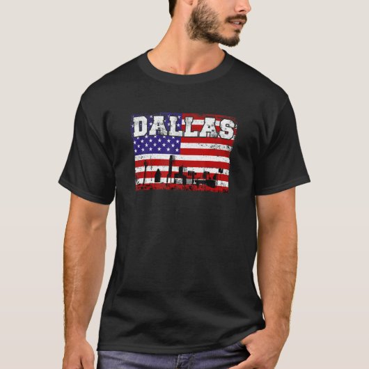Dallas Texas Usa America Tシャツ (正面)