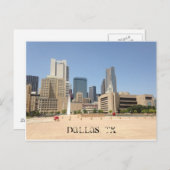「DALLAS, TX」ポストカード ポストカード (正面/裏面)