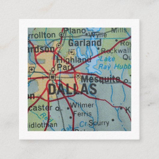 Dallas We've Moved Address Card エンクロージャーカード (正面)