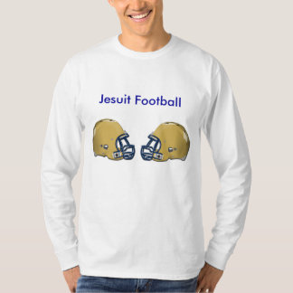 DallasJesuitのイエズス会士のフットボール Tシャツ