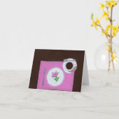 "Dallmayr皿" カード (黄色い花)