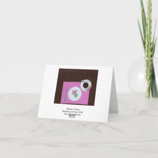 "Dallmayr皿" カード (裏面)