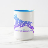 Dalmatianコーヒー・マグ ツートーンマグカップ (中央)