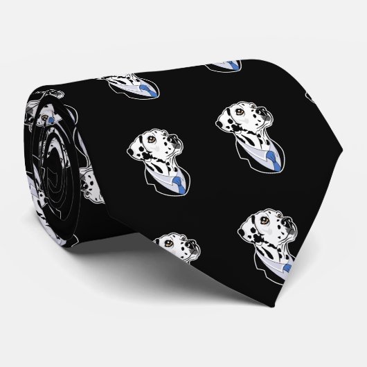 Dalmatianタイ ネクタイ (ロール)