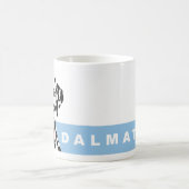 Dalmatianデザイン コーヒーマグカップ (中央)
