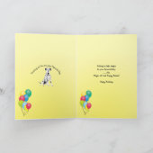 Dalmatianハッピーバースデー カード (内部)