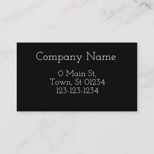 Dalmatianプリントのデザインの名刺 名刺 (裏面)