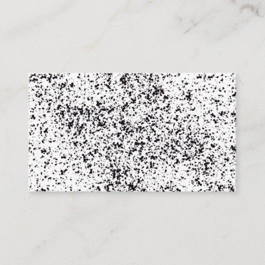 Dalmatianプリントのデザインの名刺 名刺 (正面)