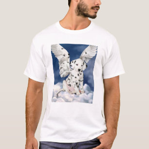 Dalmatian子犬の天使 Tシャツ