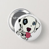 DALMATIAN子犬ボタン 缶バッジ (正面&裏面)