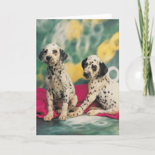 Dalmatian子犬 カード