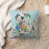 Dalmatian子犬 クッション (ブランケット)