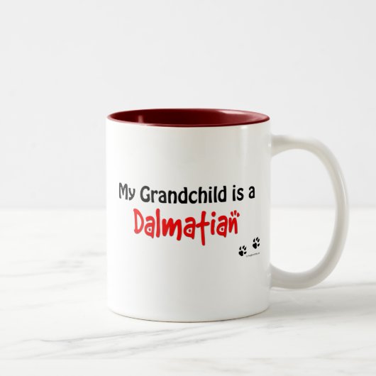 Dalmatian孫 ツートーンマグカップ (右)