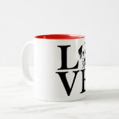 Dalmatian愛マグ ツートーンマグカップ (正面左)