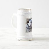 Dalmatian火犬ビールステイン ビールジョッキ (正面左)